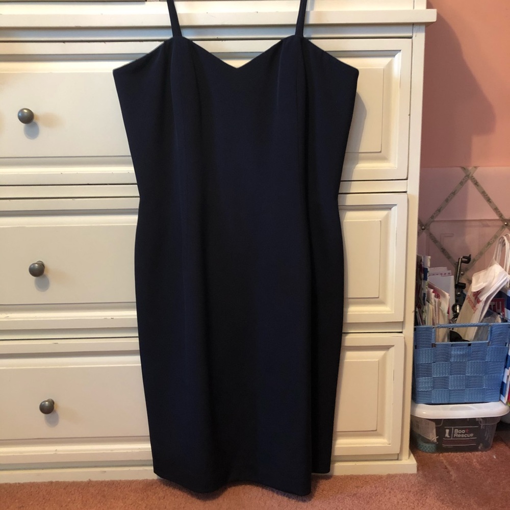 Navy mini dress
